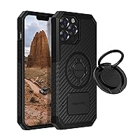 Rokform - iPhone 13 Pro Max Rugged Case + MagSafe Compatible Sport Ring Stand & Grip