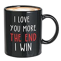 Funny Mom Coffee Mug 11oz Black - I Love how we don’t need to say - Mother's Day Moms Fav Child Funny Joke Family s for Parents Son Daughter Saying