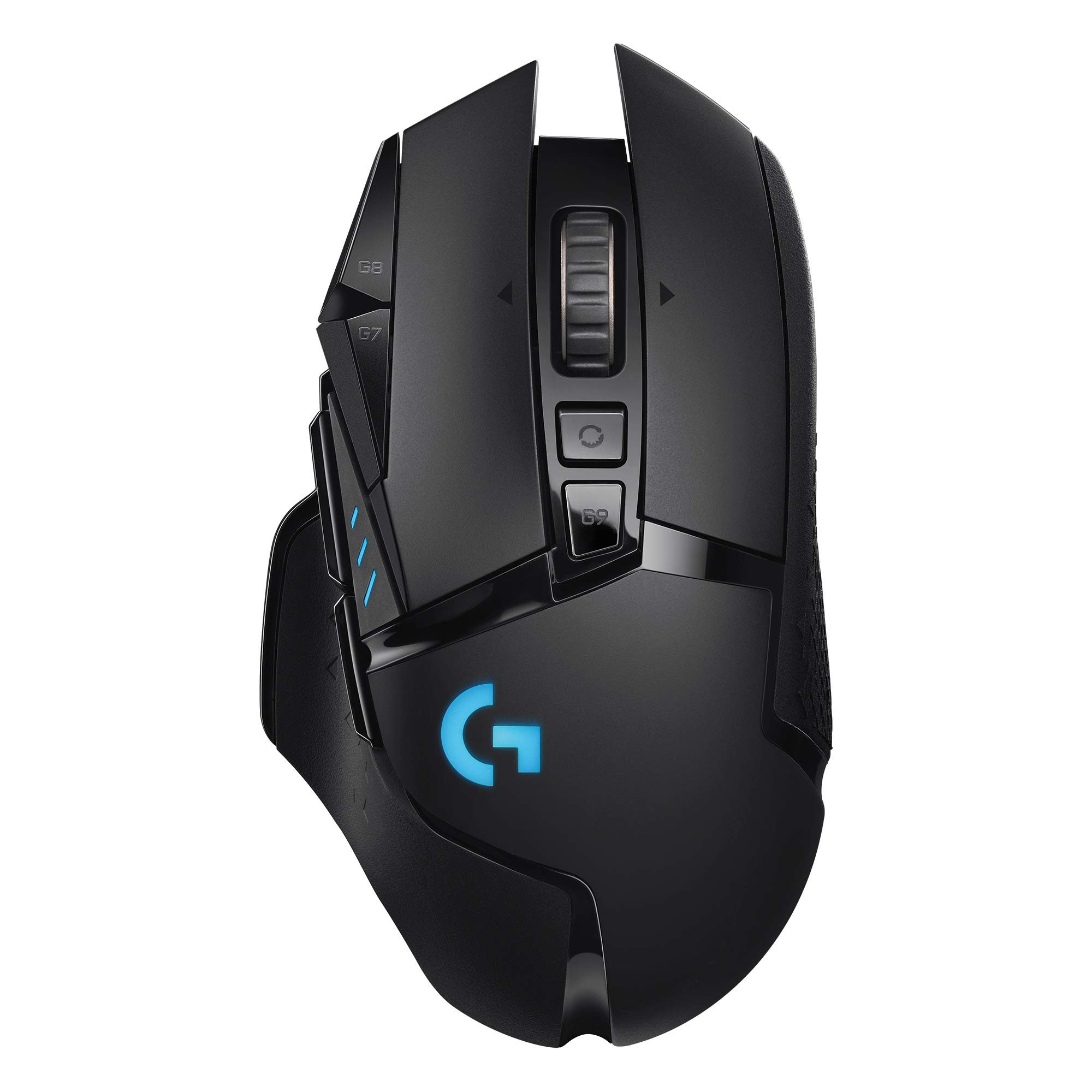Logitech G915 Wireless Mechanical Gaming Keyboard (Clicky), Black & 502 Lightspeed Wireless Gaming Mouse with Hero 25K Sensor, PowerPlay Compatible, Tunable Weights and Lightsync RGB - Black