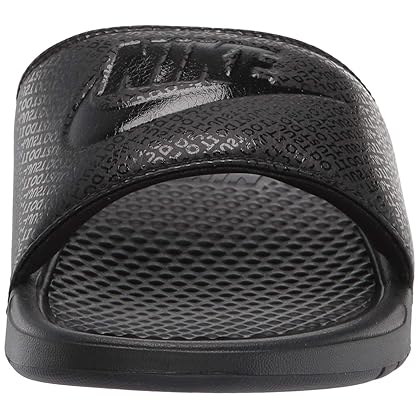 Mens Nike Benassi JDI Beach Summer Lightweight Slides Black Pool Sandals