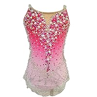 Pink Camisole Rhythmic Gymnastics Uniform for Girls Elegant and Comfortable Dance Outfit for Practice