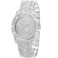 ManChDa Diamond Watch for Women Iced Out Watch Bling Rhinestone Watches