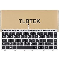 TLBTEK Backlight Keyboard Replacement Compatible with HP EliteBook 745 G5 745 G6 840 G5 846 G5 840 G6 846 G6 and ZBook 14u G5 ZBook 14u G6 Series Laptop