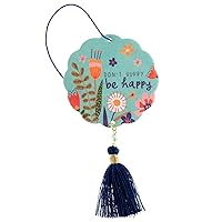 Karma, Essential Oil Air Freshener for Cars Set of 2, Home & Office - Colorful Decorative Hanging Air Freshener with Tassel, Don't Hurry Summer Rain Scented