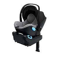 Clek Liing Infant Car Seat with Adjustable Headrest, Compact Design, Latch-Compatible Design, and Flame-Retardant Free (Thunder)