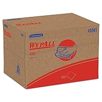 WypAll 41041 X80 Cloths, BRAG Box, HYDROKNIT, Blue, 12 1/2 x 16 4/5 (Case of 160 Wipers)