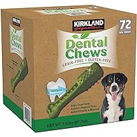 Dental Chews 72 Dog Treats, green