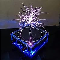 Music Solid State Tesla Coil Artificial Lightning Arc Plasma Loudspeaker Wireless Transmission Experiment Science Desktop Toy Model