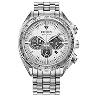 Citizen Eco-Drive Carson Chronograph Stainless Steel Bracelet Watch | 43mm | CA4540-54A