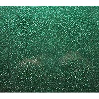 Vinyl Sparkle Vortex Green Fake Leather Upholstery Fabric by The Yard