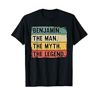 Benjamin The Man The Myth The Legend - Retro Gift Benjamin T-Shirt