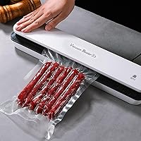 Vacuum Sealer Machine,15.55 Inch Food Vacuum Sealer Machine- Automatic Food Vacuum Sealer with LED Indicator Lights For Food Preservation Magnanimity Sealing Packing System- For Cooked Food