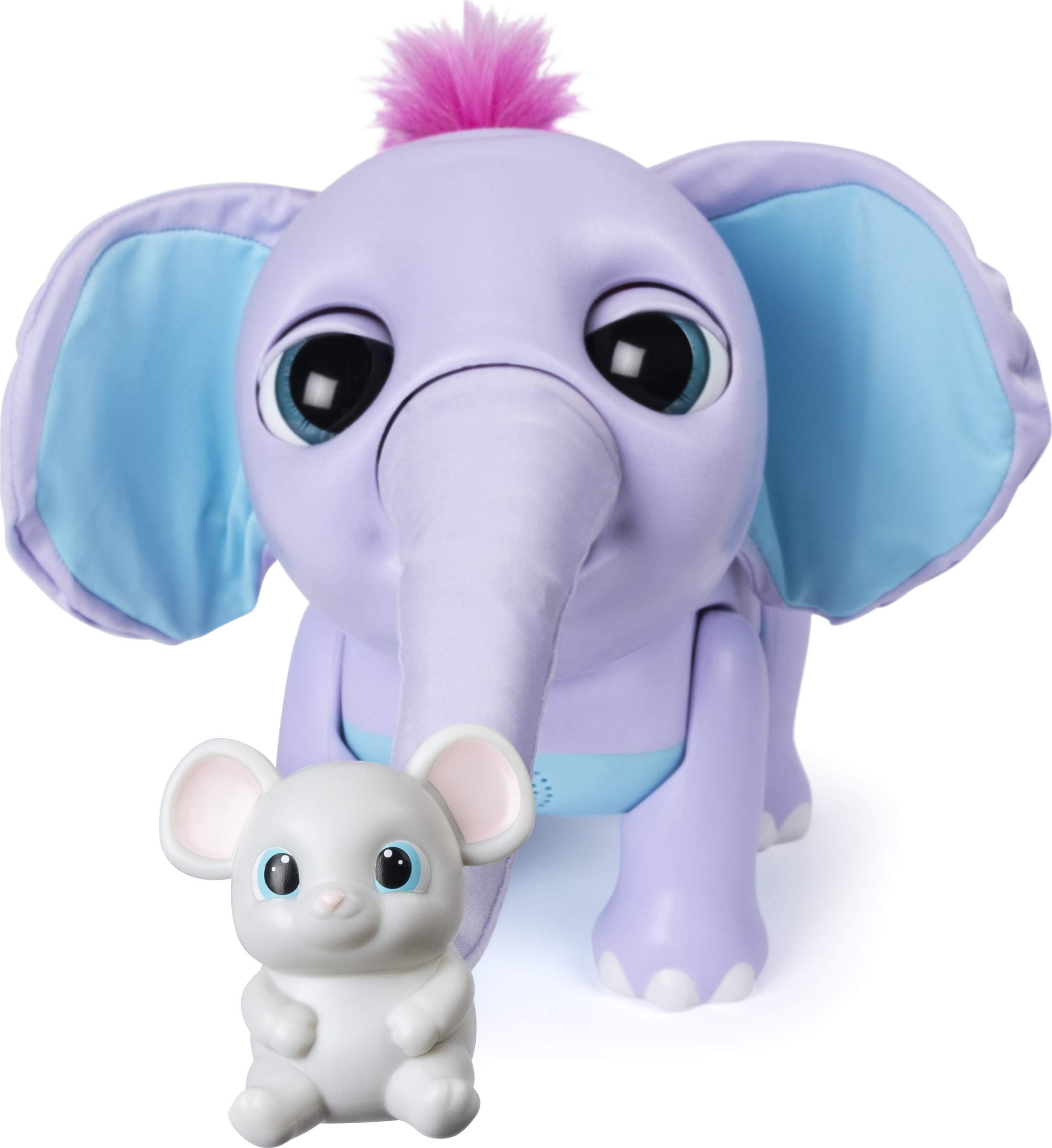 Juno 6047249 Wildluvs, Interactive Baby Elephant with Moving Trunk and Over 150 Sounds and Movements, Mixed Colours