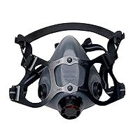Honeywell Home North 5500 Series Niosh-Approved Half Mask Respirator, Small (550030S), Black