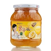 Korean Honey Citron Tea, Citron Tea with Honey, Yuzu Marmalade, Yuzu Sauce for Salad, Citron Spread, Honey Citron Jam, 27.16 Oz 700g