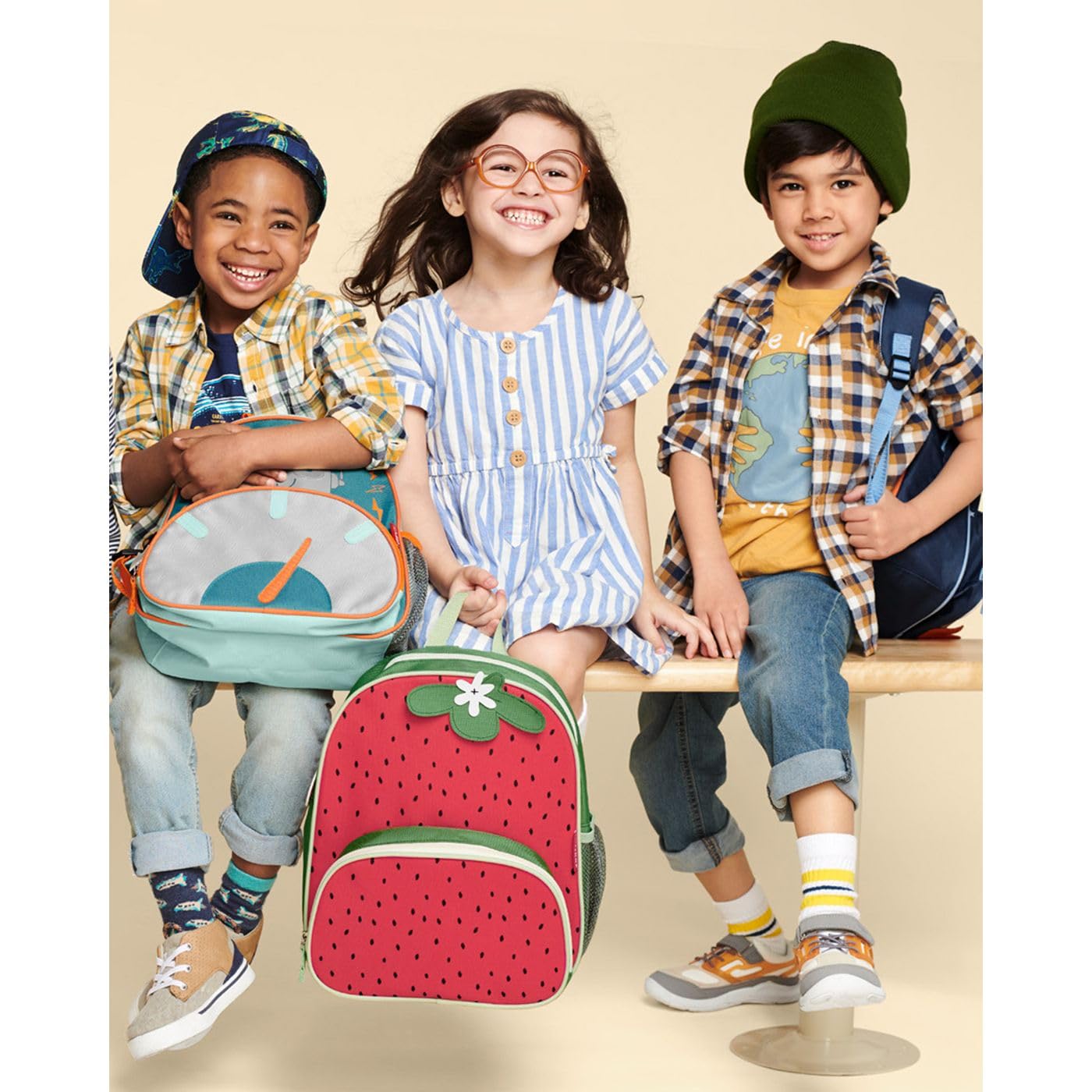Skip Hop Sparks Little Kid's Backpack, Preschool Ages 3-4, Strawberry
