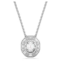 Swarovski Mesmera Necklace, White Crystals in a Rhodium Plated setting, from the Mesmera Collection