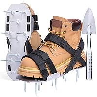 Ohuhu Metal Lawn Aerator Shoes, Upgraded Aluminum Aerating Shoe with 2.2