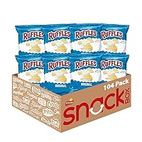 Potato Chips, Original, 1 Ounce (Pack of 104)