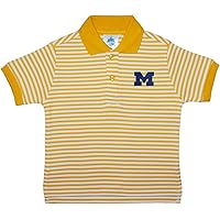 Michigan Wolverines Toddler Striped Polo Shirt