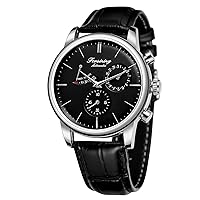 Forsining Men's Automatic Watch Power Reserve Date Display Fashion Mechanical Watch