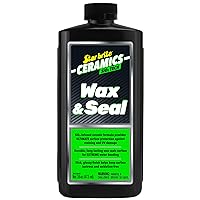 STAR BRITE Ceramics Wax & Seal - Green Apple Scent - SiO2 Tech for Ultimate Protection, Repels Water, Dirt, UV - Ideal for Fiberglass, Gelcoat, Painted Surfaces - 16 oz, Item 204116
