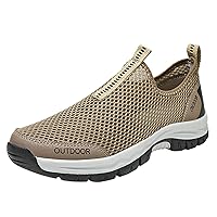 Fashion Men Mesh Casual Sport Shoes Slip-On Mountaineering Soft Bottom Sneakers Gym Jogging Shoes for Women