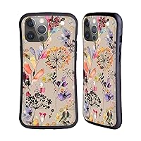 Head Case Designs Officially Licensed Ninola Beige Wild Grasses Hybrid Case Compatible with Apple iPhone 14 Pro Max