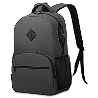OZCHIN Backpack With Combination Lock Double Layer Sealed Zipper Classics Carbon Lined Travel Backpack Great Gifts for Men or Women (Black)