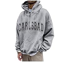 Mens Hoodies Crewneck Sweatshirts Vintage Litter Printed Heated Men'S Loose Hooded Casual Fashion Sports