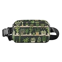 ALAZA Cactus Belt Bag Waist Pack Pouch Crossbody Bag with Adjustable Strap for Men Women College Hiking Running Workout Travel