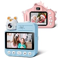 Kids Instant Print Camera for 3-8 Years Old Kids Toddlers Childrens Boys Girls Christmas Birthday Gifts