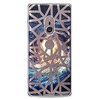 TPU Case Replacement for Sony Xperia 5 III 1 II 10 XZ4 Compact XZ3 L4 XZ2 XA3 Striped Space Clear Colorful Cute Soft Girls White Lines Print Galaxy Flexible Silicone Slim fit Design Elegant