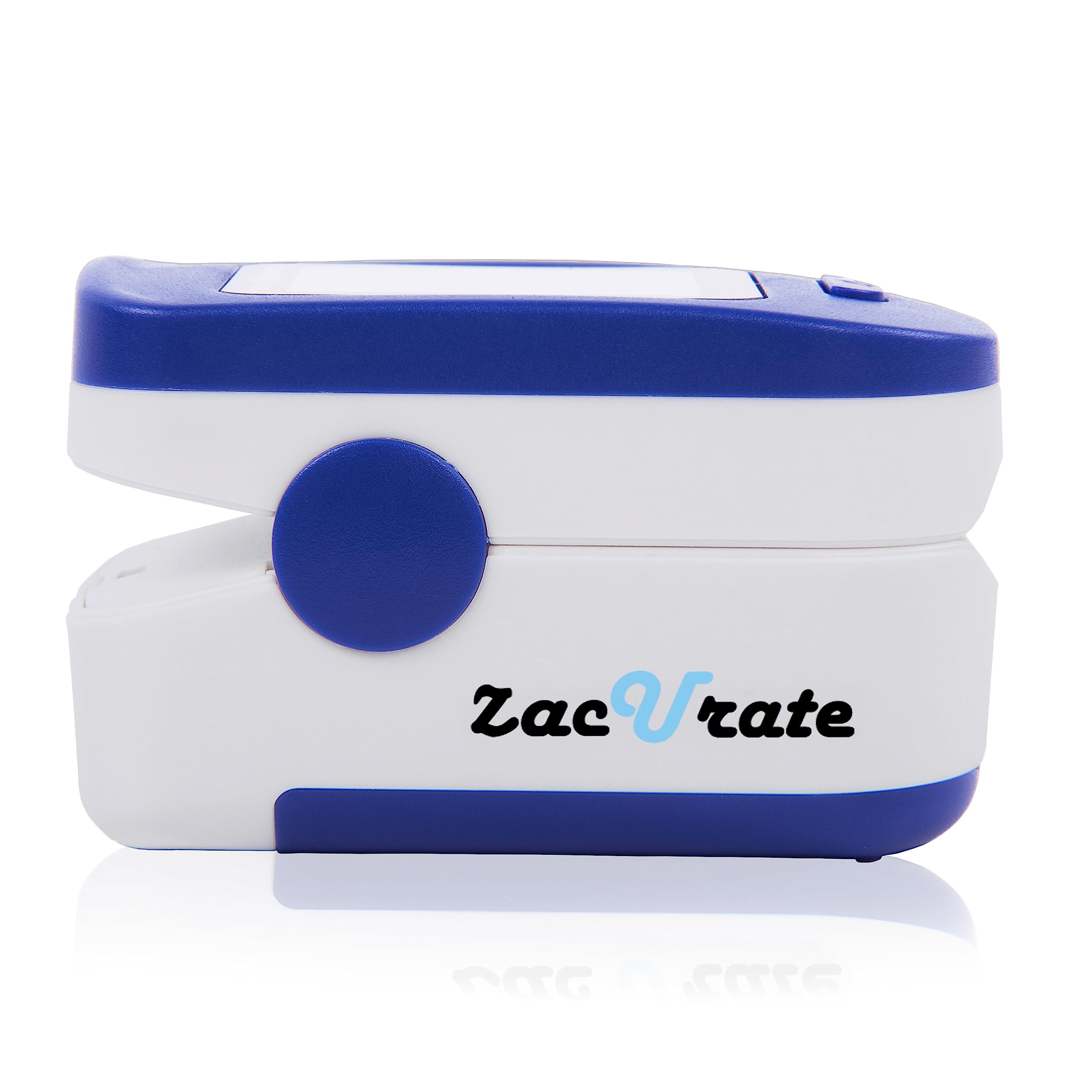 Zacurate 500BL Fingertip Pulse Oximeter Blood Oxygen Saturation Monitor with Batteries Included (Navy Blue)