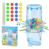 Balance Game, Board Game, Educational Toy, Table Game, Toy, Balance, Concentration Training, Adult Fun Table Game, Holiday, New Year, Christmas, Birthday Gift, Pull Stick Floor Game for Family