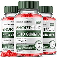 (3 Pack) Shortcuts Keto Gummies, Shortcuts Keto for Advanced Weight Loss, Shortcuts Keto ACV Supplement for Energy and Metabolism, Short Cuts Gomitas Review (180 Gummies)