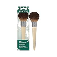 EcoTools Full Powder Brush, Fluffy Makeup Brush For Loose & Pressed Powder, Best For Setting Makeup, Large Head With Soft, Synthetic Bristles, Eco-Friendly & Cruelty-Free, 1 Count