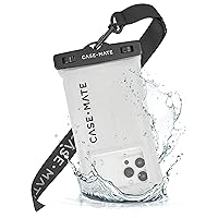 Case-Mate IP68 Waterproof Phone Pouch - Travel Beach Cruise Ship Essentials - Floating Waterproof Phone Case w/Crossbody Lanyard for iPhone 15 Pro Max/ 14 Pro Max/ 13 Pro Max/ S24 Ultra - Sand Dollar