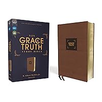 NIV, The Grace and Truth Study Bible (Trustworthy and Practical Insights), Leathersoft, Brown, Red Letter, Comfort Print NIV, The Grace and Truth Study Bible (Trustworthy and Practical Insights), Leathersoft, Brown, Red Letter, Comfort Print Imitation Leather