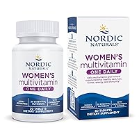 Women’s Multivitamin One Daily - Skin, Hair, Energy, & Bone Support - Immunity Supplement - 20 Essential Nutrients - 30 Tablets - 30 Servings