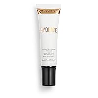 Makeup Revolution Hydrate Primer, Water-Based Primer with Vitamin E & Hyaluronic Acid, Lightweight Formula, Vegan & Cruelty-Free, 0.95 Fl Oz