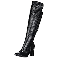 EVANS Women's Wide Fit Tall Boot Bellisimo Fashion