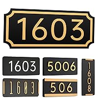 House Numbers for Outside Address Marker Custom Metal Address Sign for Outside Number Address Plaque Horizontal or Vertical Address Sign
