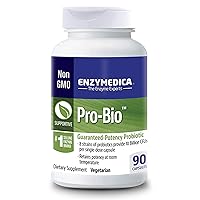 Enzymedica, Pro-Bio, Shelf Stable Probiotic for Healthy Digestion, 10 Billion CFU, 90 Capsules