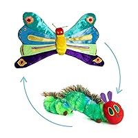 World of Eric Carle, The Very Hungry Caterpillar Butterfly Reversible Stuffed Animal Plush Toy, 16