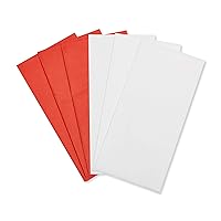 American Greetings 125 Sheets 20 in. x 20 in. Bulk Tissue Paper (Red and White) for Father's Day, Birthdays, Holidays and All Occasion