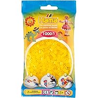 Translucent Yellow 1000 Bead Bag