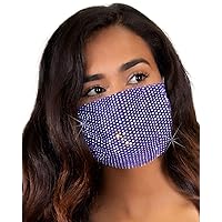 Leg Avenue Women's Harlow Rhinestone Fashionable Mask