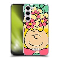 Head Case Designs Officially Licensed Peanuts Sally Flowers Halfs and Laughs Hard Back Case Compatible with Samsung Galaxy S23+ 5G
