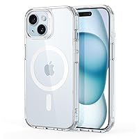 ESR for iPhone 15 Case, Compatible with MagSafe, Military-Grade Protection, Yellowing Resistant, Scratch-Resistant Back, Magnetic Phone Case for iPhone 15, Classic Series, Clear